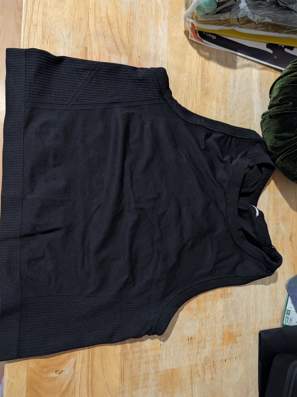 Classic Black Sleeveless Knit Top - Women